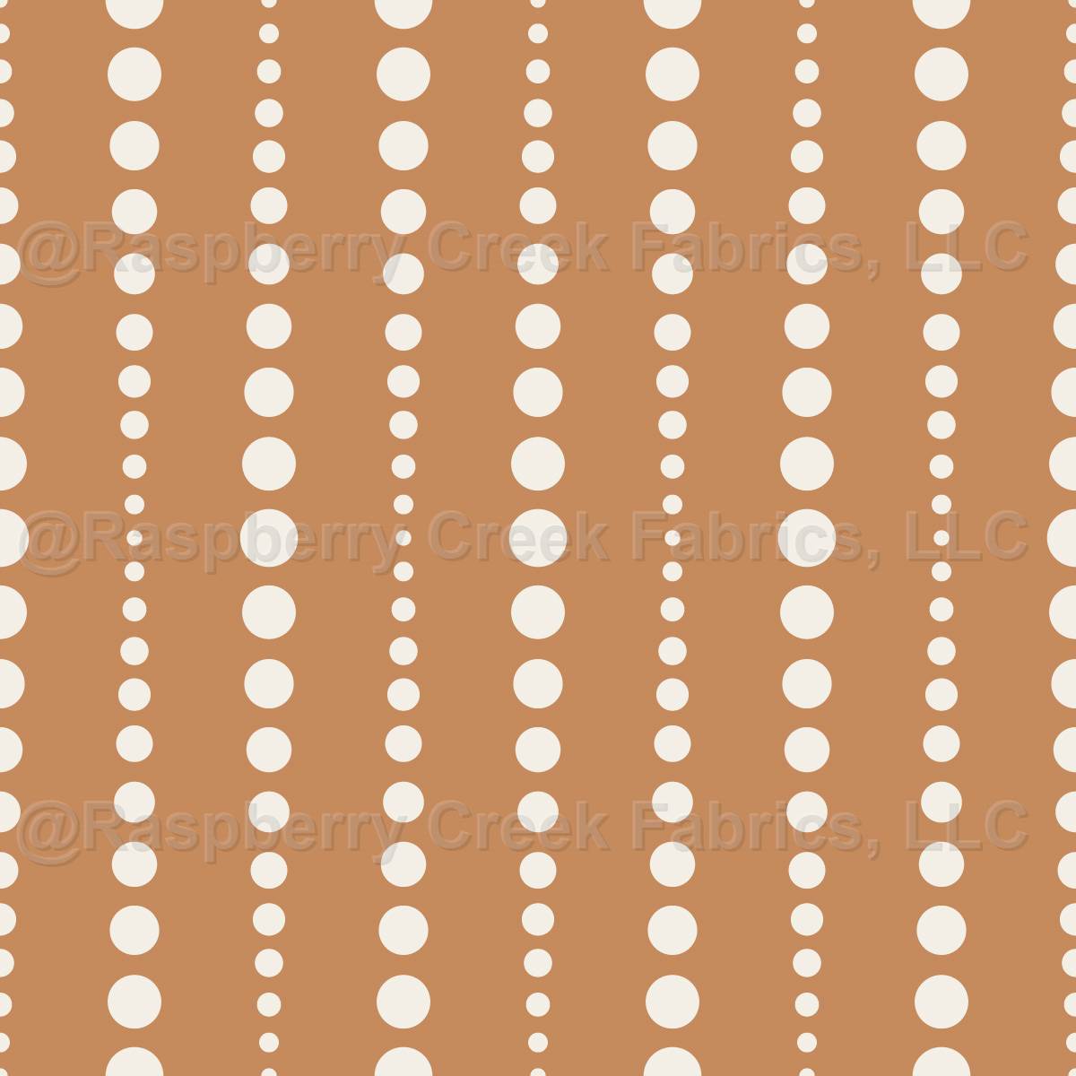 VERTICAL DOTTED STRIPES WITH OP ART EFFECT in warm terra orange. Bold modern Polka Dots as repeating circle motif with varied scale create a bold graphic look. Ideal for apparel, upholstery, gift wrap, interiors, sewing, and surface design projects.