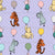 Classic Winnie the Pooh and Friends Floating Balloons on Lavender Image
