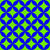 Circles blue on green Image