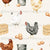 Watercolor Chicken Farm Image