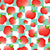Red Apples on Mint and White Checkers Image