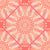 Peaches and Cream Dot Mandala Diamond Tile Image