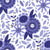 Floral purple monochrome pantone very pery on white Image