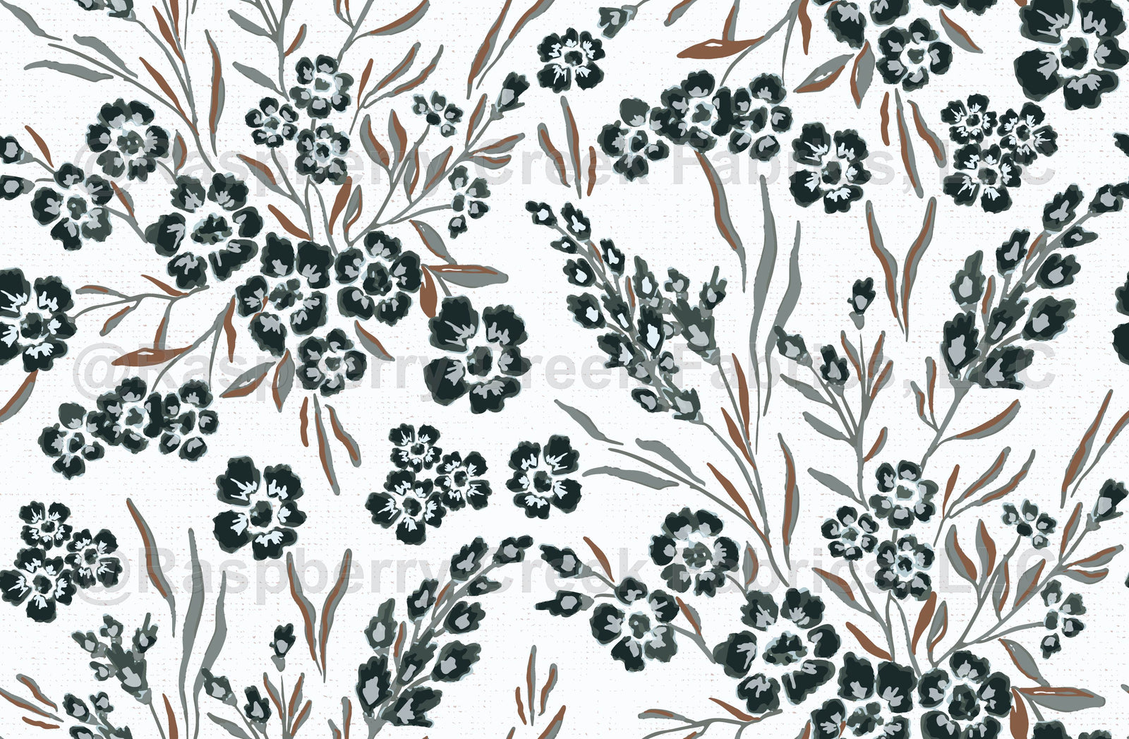 Heath in Rust by Lisee Ree | Wild Places collection | scattered floral