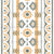 Orion Garden Floral Hand Painted Stripe in Yellow White Green, Aegean Summer by Stephanie Fiona Design Image
