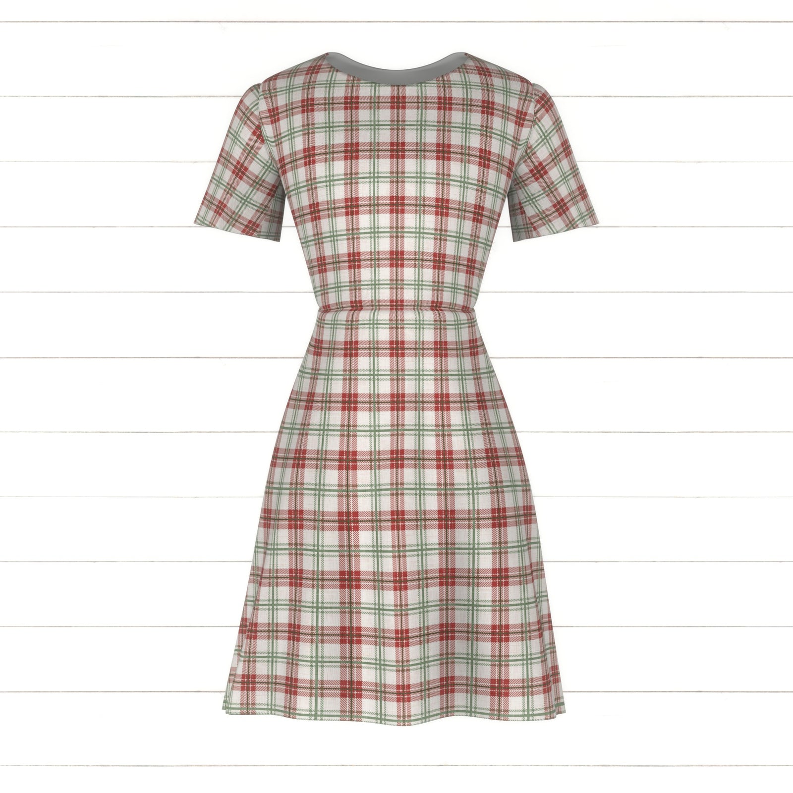 Christmas Cookie Plaid Red