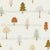 Scandinavian Trees - Terracotta and olive green Image