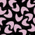 Sphynx Cat Cutouts, Lilac on Black Image