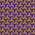 Houndstooth Pattern, Triskelion, Purple and Gold Image