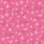 White Birds Butterfly Floral Bubblegum Pink Ditsy: Bandanna Print Collection Image