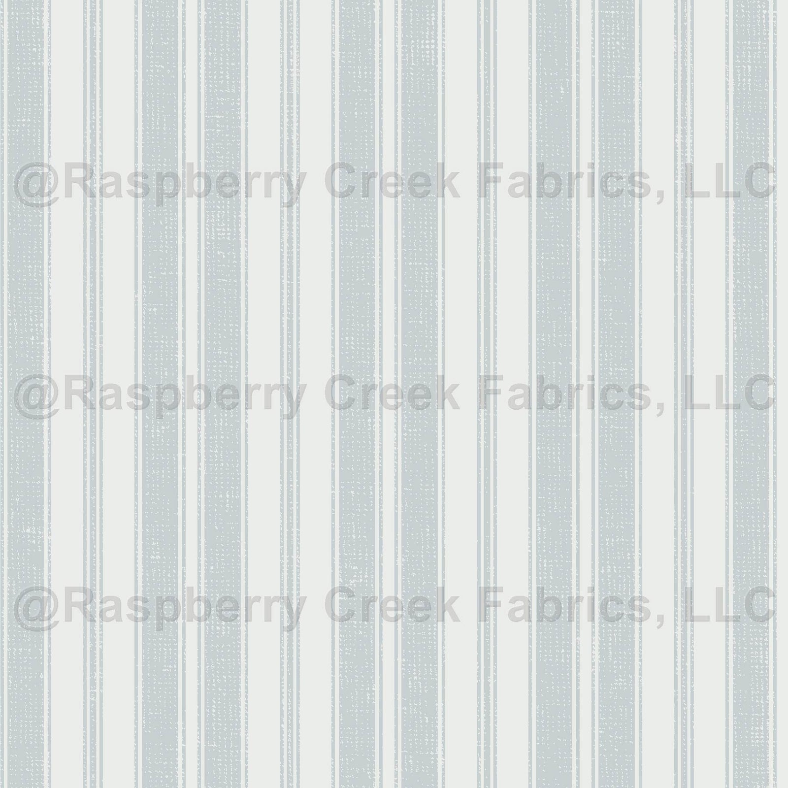 Ticking Tweed Twill Woollen Striped Texture in Pale Blue and Ivory