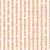 Classic Ticking Stripes in Peach Orange Elevated with Charming, Uneven Cut-Out Hearts Image