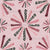Animal Prints Circle Flowers French Pink Image