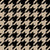 Houndstooth pattern, Black and Cream Image