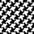 Houndstooth pattern, Black and White Image