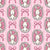 Spring Easter Bunny Frames and Bows in Pink Image