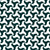 Houndstooth Pattern, Triskelion, Dark Green and White Image