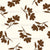 Brown Floral on Cream Image