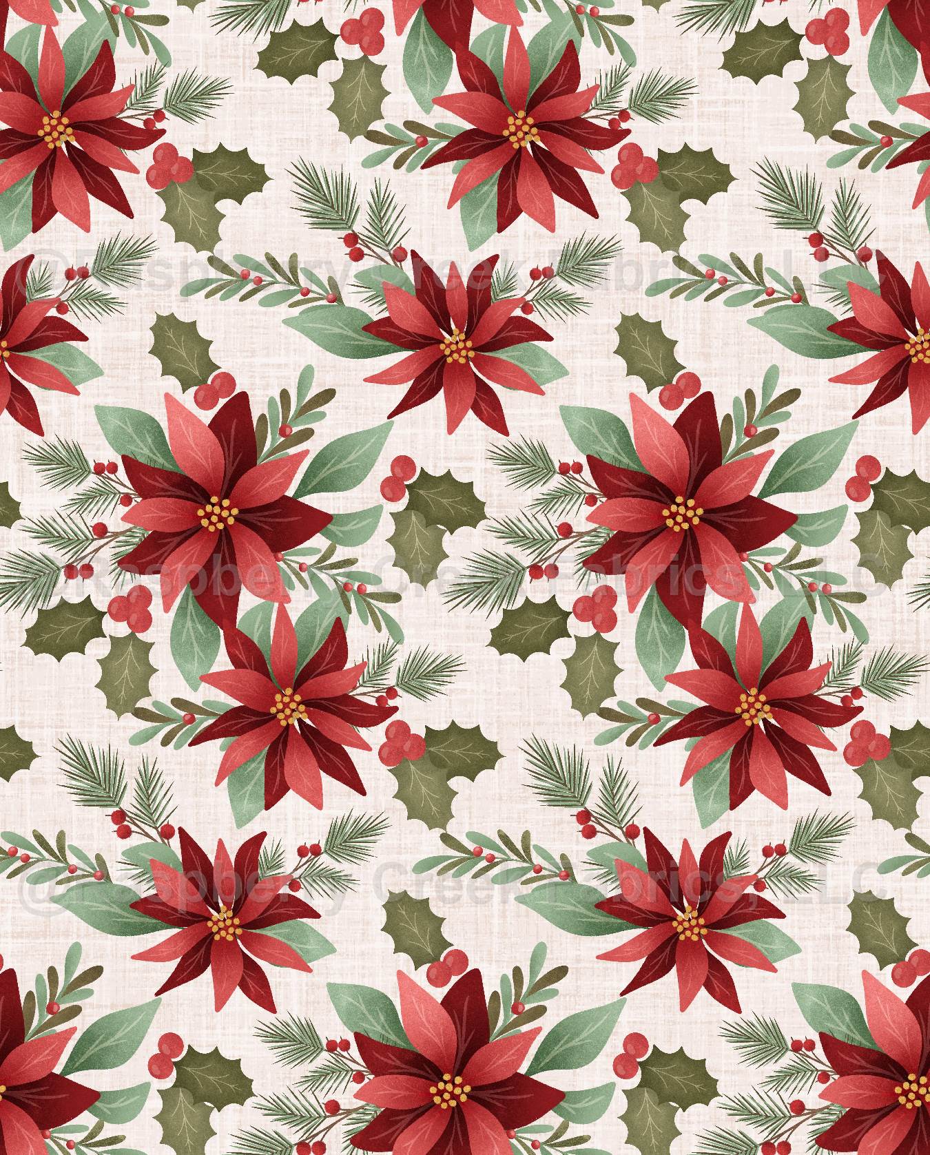 Home for Christmas Poinsettia Cream