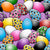 Pysanky Easter Eggs on Lilac Image