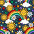Sunshine and Rainbow in Navy Image