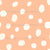 Dancing Dots in Peach Image