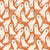 Retro Halloween Boo Spooky Ghosts in Cream and Orange Image