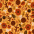 Autumn Floral in Light Sage, Yellow, Orange, Burgundy Red and White Image