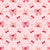 Coquette Aesthetic Ribbons and Cherries on Pastel Pink Image