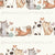 Kitty Love Cat Stripe White Image