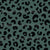 Cheetah print teal and black, Leopard print, animal print design for blouses, dresses, activewear, Classic leopard design, jungle style, large cats, black cheetah, Halloween costumes. Image
