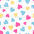 Bright Pink, Yellow, Blue and Yellow Love Hearts Fun + Flirty Pink Collection Image