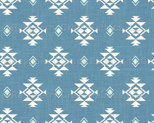 Highland Summer Western Blue - Raspberry Creek Fabrics