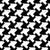 Houndstooth pattern, Black and White Image