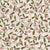 Christmas Day - Mistletoe over beige gingham Image