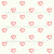 Red Hearts Pattern, Cute, Love Image