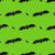 Black Bats on Lime Green Image