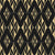Large black gold diamond argyles diagonal tasselating art deco style. Understated elegance with ornamental charm. The muted, elegant color palette lends a timeless and refined appearance. For modern interiors, textiles and wallpapers. Image