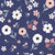 Lola floral by MirabellePrint / Navy Image