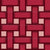 Ruby & Burgundy Red Geometric Woven Texture on Soft Warm Terracotta - Modern Blender - Textured Threads - A Woven Collection Image