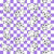Friendly Halloween Ghosts on Purple Checkerboard Image