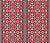 Slavic Embroidery, Balkans Traditional Ethnic Pattern, Red and Black Image