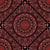 Fashion Week Cabernet Coral Whirl Dot Mandala Diamond Tile Image