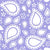 Playful Paisley Bandana White on Lilac Image