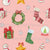 Watercolor Christmas- Pink Image