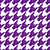 Houndstooth with Rock Hand in Royal Purple Image