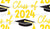 Graduation Class of 2024 in Yellow and Black Image