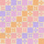 Scandinavian Checkered Florals - Peach, Pink, Lavender and lilac Image