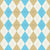Argyle Pattern, White Baby Blue Beige, Brown Stitching Image
