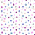 Purple Polka Dots on White Image